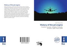 Portada del libro de History of the jet engine