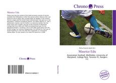 Bookcover of Maurice Edu