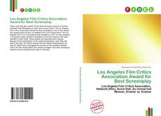 Bookcover of Los Angeles Film Critics Association Award for Best Screenplay
