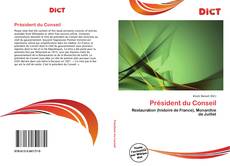 Capa do livro de Président du Conseil 