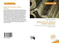 Bookcover of 2006–07 FC Oţelul Galaţi Season