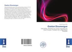 Buchcover von Gaston Doumergue
