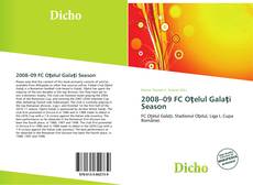 Capa do livro de 2008–09 FC Oţelul Galaţi Season 