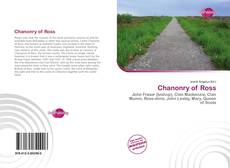Bookcover of Chanonry of Ross