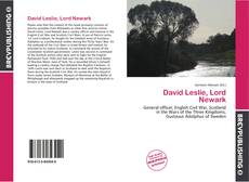 Bookcover of David Leslie, Lord Newark