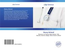 Bookcover of Henry Acland