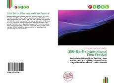 Portada del libro de 35th Berlin International Film Festival