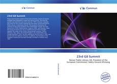 Bookcover of 23rd G8 Summit