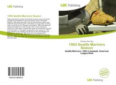 Capa do livro de 1983 Seattle Mariners Season 