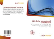 Bookcover of 13th Berlin International Film Festival