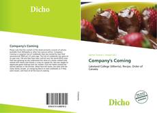 Bookcover of Company's Coming