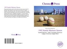 Capa do livro de 1992 Seattle Mariners Season 