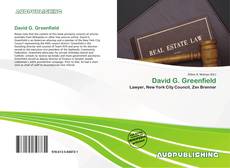 Buchcover von David G. Greenfield