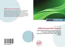 2008 Cannes Film Festival kitap kapağı