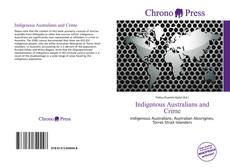 Capa do livro de Indigenous Australians and Crime 