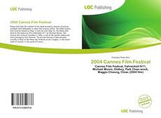 Bookcover of 2004 Cannes Film Festival