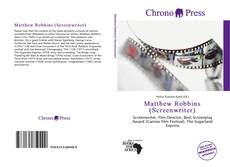 Portada del libro de Matthew Robbins (Screenwriter)