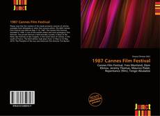 Buchcover von 1987 Cannes Film Festival