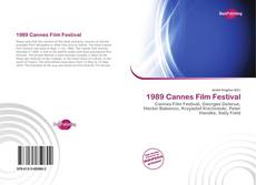 Обложка 1989 Cannes Film Festival