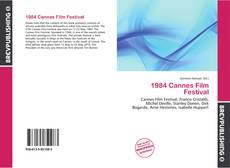 Bookcover of 1984 Cannes Film Festival