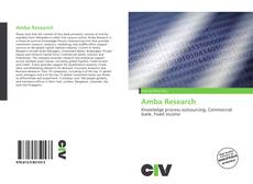 Portada del libro de Amba Research