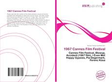 Capa do livro de 1967 Cannes Film Festival 