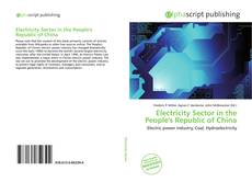 Couverture de Electricity Sector in the People's Republic of China