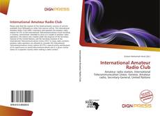 Couverture de International Amateur Radio Club