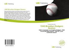 Couverture de 1940 Brooklyn Dodgers Season