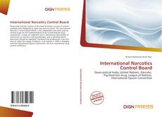 Bookcover of International Narcotics Control Board