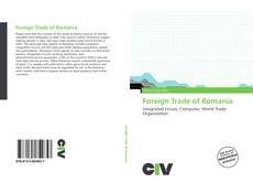 Buchcover von Foreign Trade of Romania