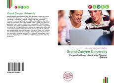 Borítókép a  Grand Canyon University - hoz