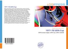 Capa do livro de 1977–78 UEFA Cup 