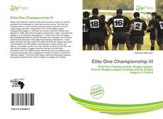 Bookcover of Elite One Championship III