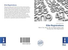 Buchcover von Elite Registrations