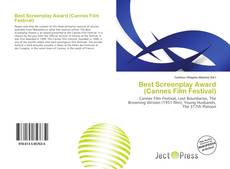 Bookcover of Best Screenplay Award (Cannes Film Festival)