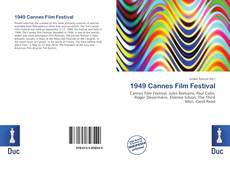Buchcover von 1949 Cannes Film Festival
