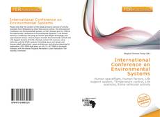 Bookcover of International Conference on Environmental Systems