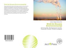 Buchcover von Droit de Douane Environnemental
