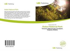 Bookcover of Katavi National Park