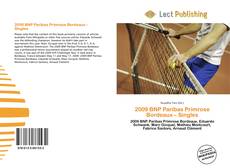 Portada del libro de 2009 BNP Paribas Primrose Bordeaux – Singles