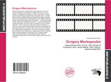 Buchcover von Gregory Markopoulos