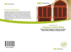 Bookcover of Francis Loraine Petre