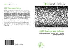 Couverture de 2000 Supercoppa Italiana