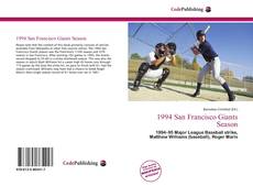 Bookcover of 1994 San Francisco Giants Season