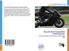 Ducati Desmoquattro motorcycles kitap kapağı