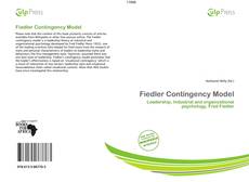 Buchcover von Fiedler Contingency Model