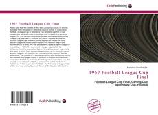 Обложка 1967 Football League Cup Final