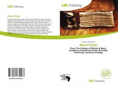 Bookcover of Henri Cole