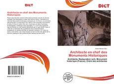 Architecte en chef des Monuments Historiques的封面